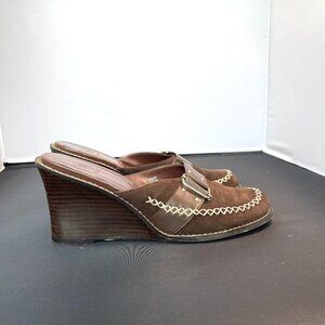 Yellow Box "Suede‎ Like" Mule Women's Size 8.5